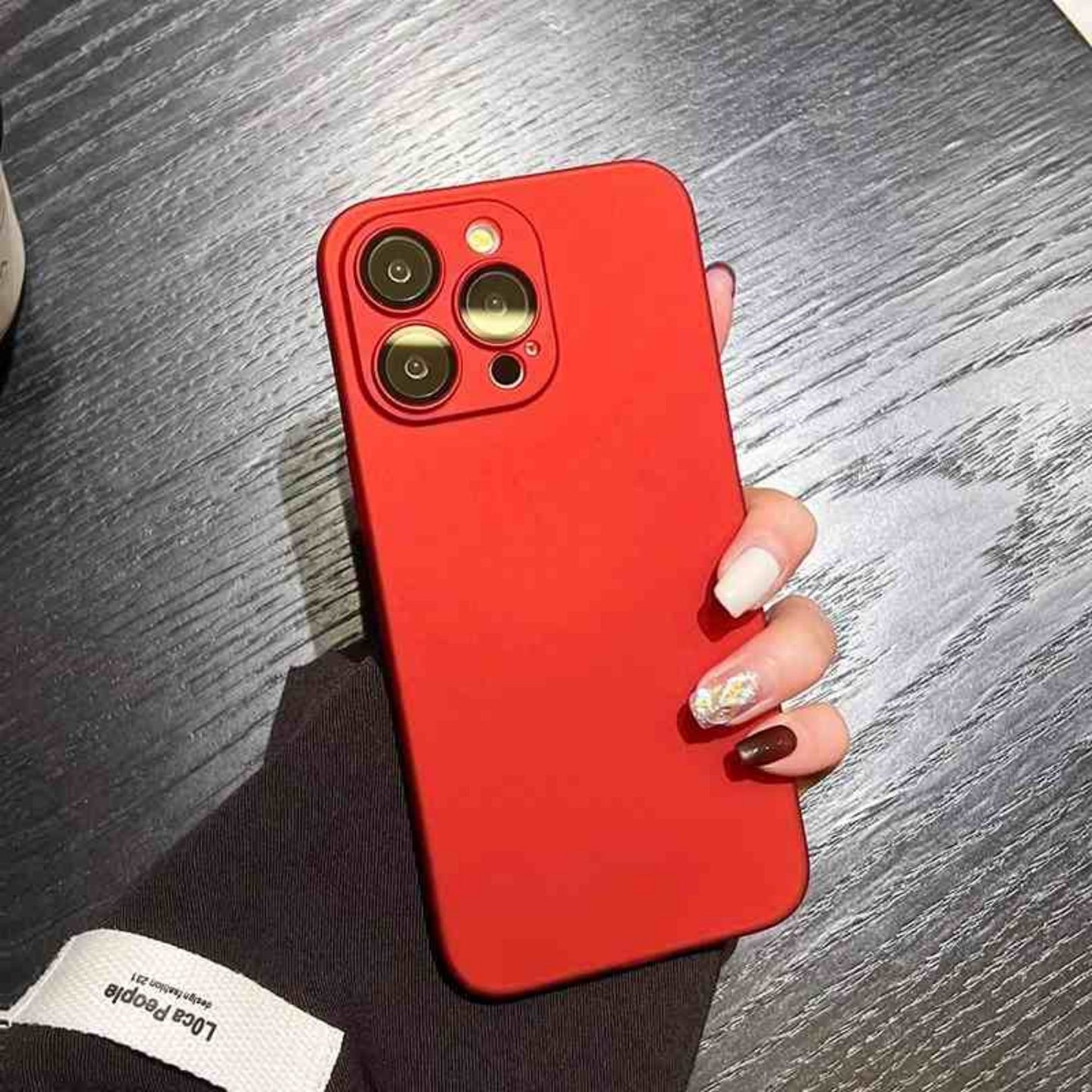 Solid Color Ultra-thin Frosted iPhone case