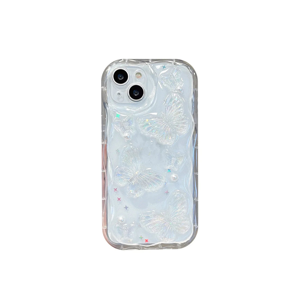 Three-dimensional Butterfly Drop-resistant Epoxy iPhone Case - Viexta