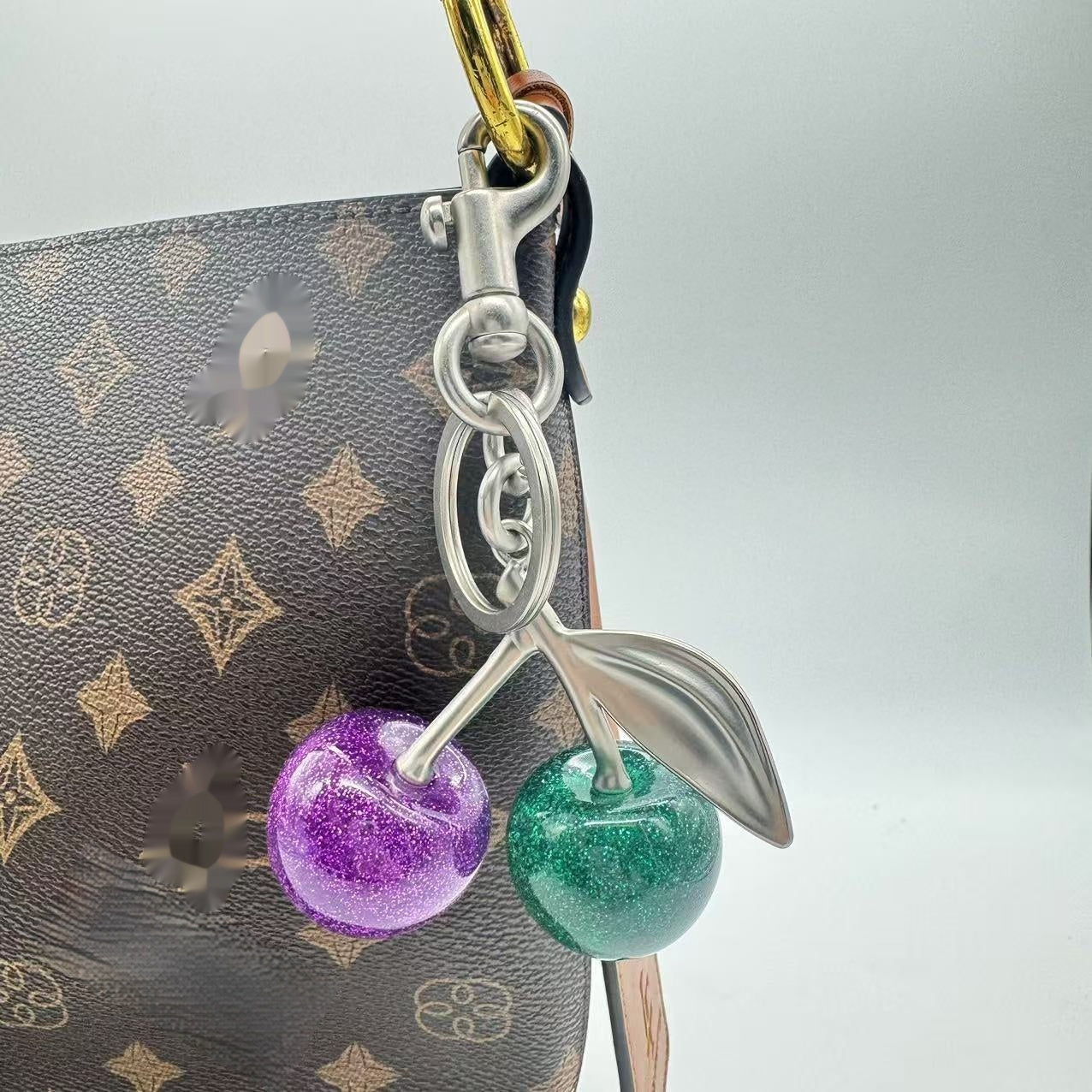 Cherry Handbag Pendant Keychain