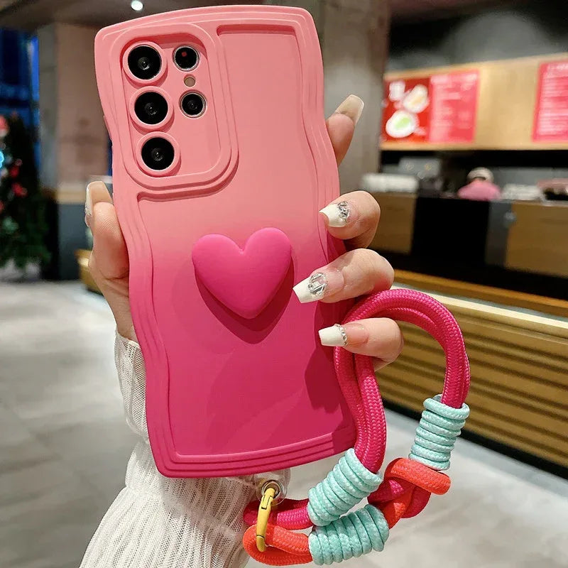 Love S23 Lanyard Samsung Case - Viexta