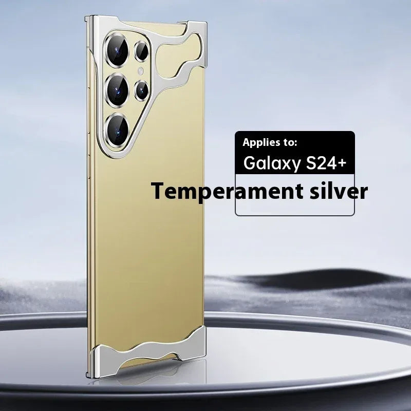 Metal Corner Pad Drop-resistant Frameless Samsung Galaxy S series Cover - Viexta