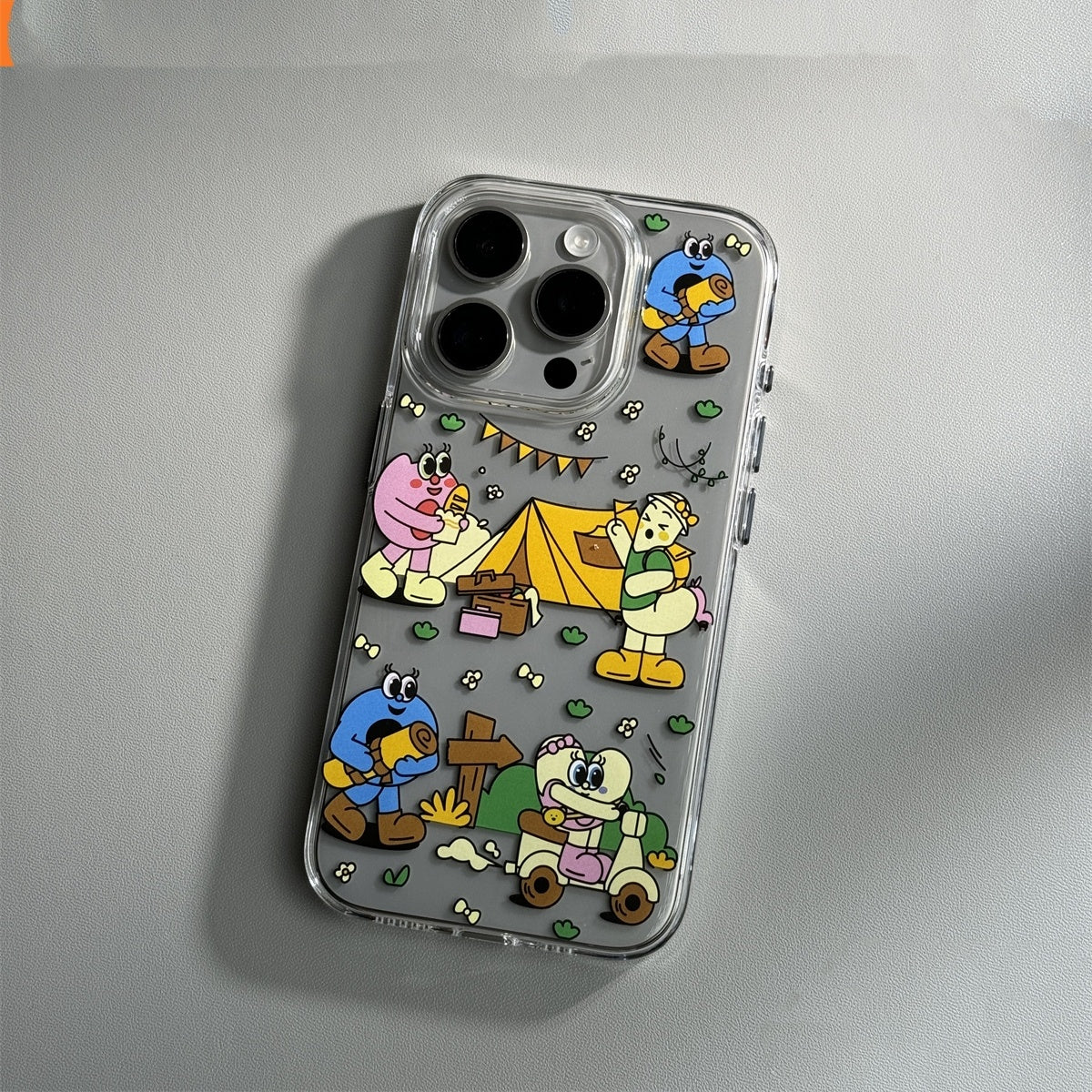 Cartoon Transparent iPhone Case