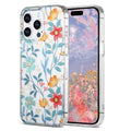 Gold-stamped Floral iPhone Case With Double-sided Lamination - Viexta