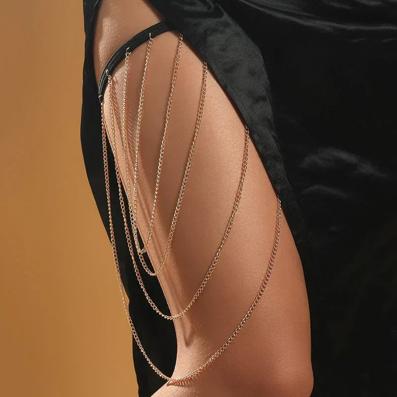 Multilayer Elastic Thigh Chain - Viexta
