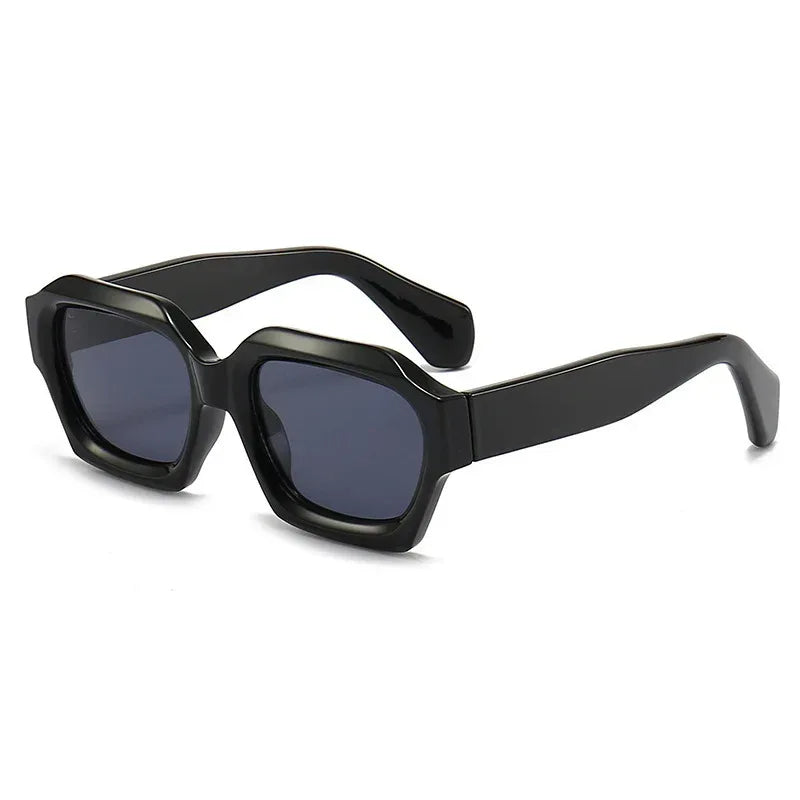 Irregular Polygonal Sunglasses with UV Protection - Viexta