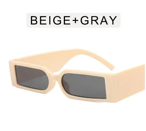 Rectangle Frame Fashion Sunglasses - Viexta