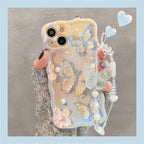 blue-light-butterfly-bracelet-iphone-case - Viexta