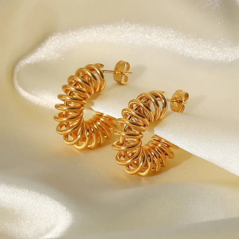 titanium-steel-earrings - Viexta