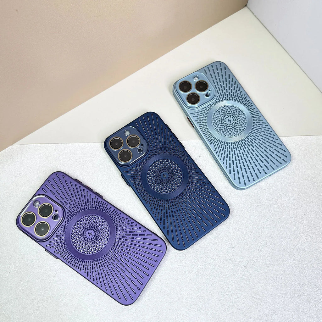 Heat Dissipation Network Shell Magnetic iPhone Case - Viexta