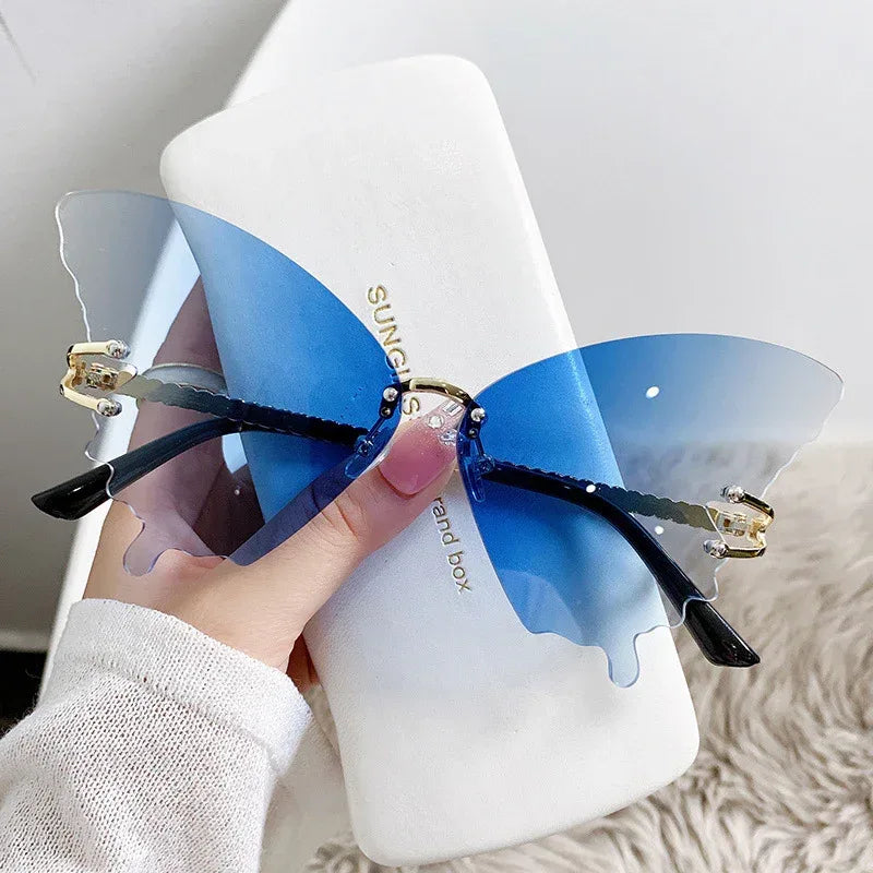 Butterfly Rim Gradient Glasses - Viexta