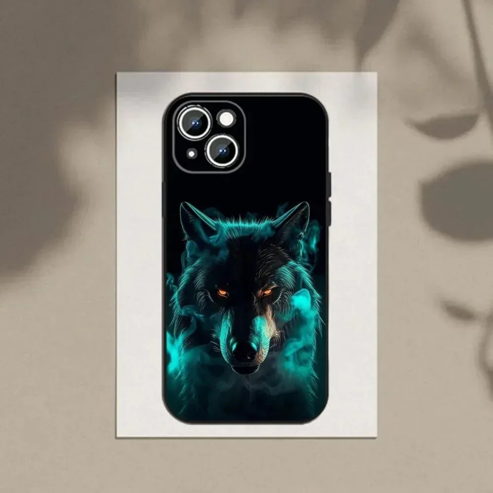 domineering-eyes-wolf-soft-shell-iphone-case - Viexta