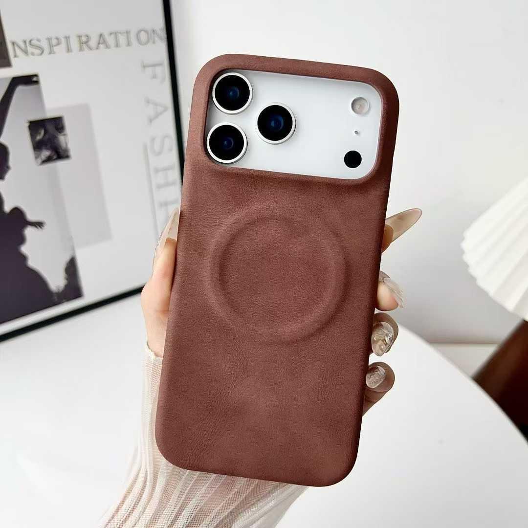 Minimalist Solid-color Magnetic iPhone Case - Viexta