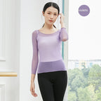 Dress Mesh Top For Women Ballet Practice