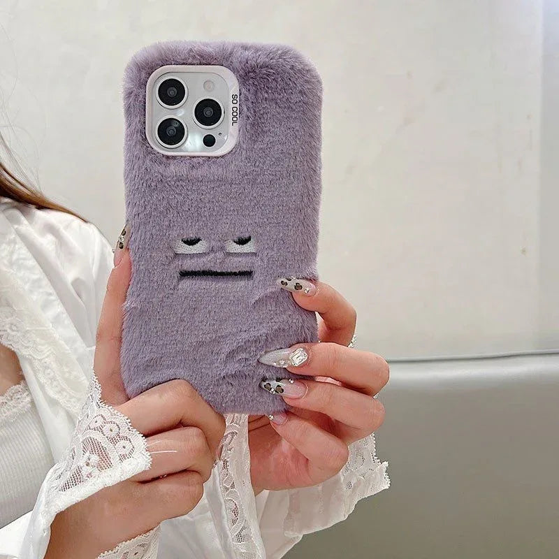 Fluffy Winter And Autumn Thermal iPhone Cover - Viexta