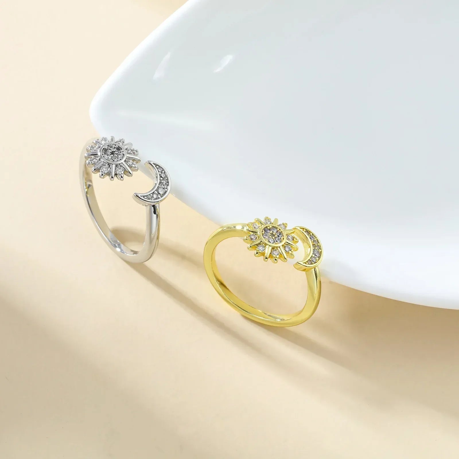 opening-adjustable-star-moon-ring - Viexta