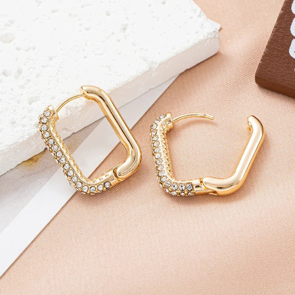 High-grade Round Ring Earrings Women - Viexta