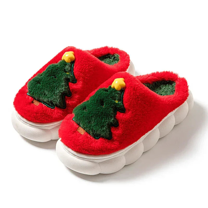 Christmas Tree Women's Home Slippers - Viexta