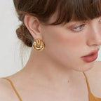 Hypo-allergic Round Studs - Viexta