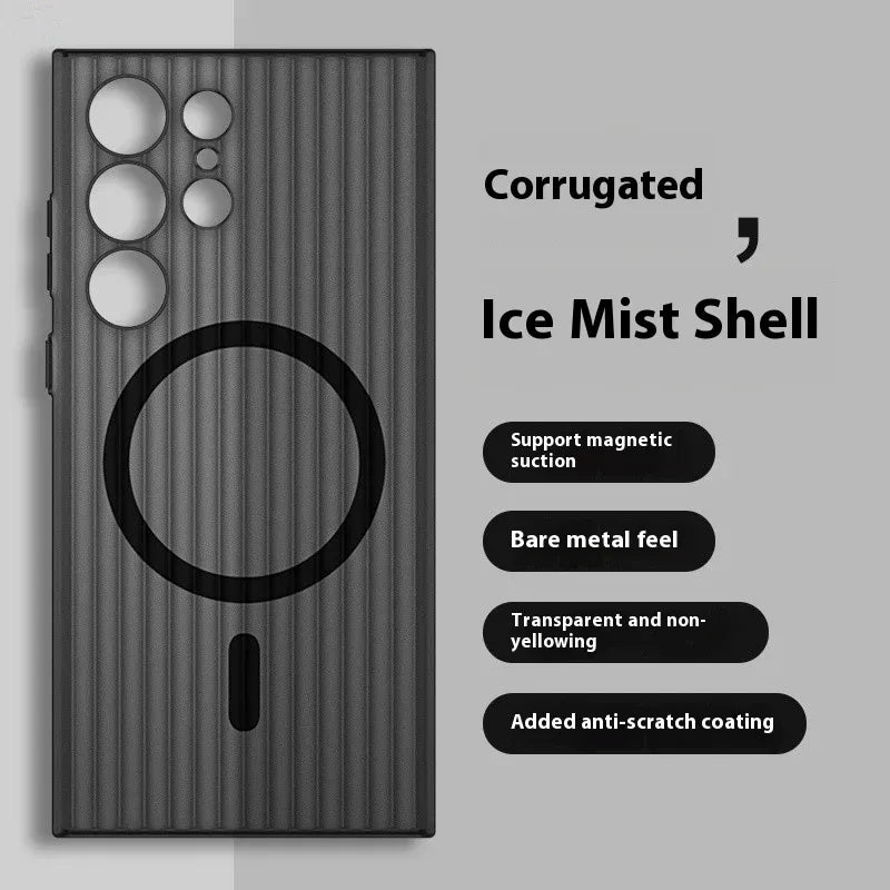 Ice Mist Magnetic Matte Samsung Phone Case - Viexta