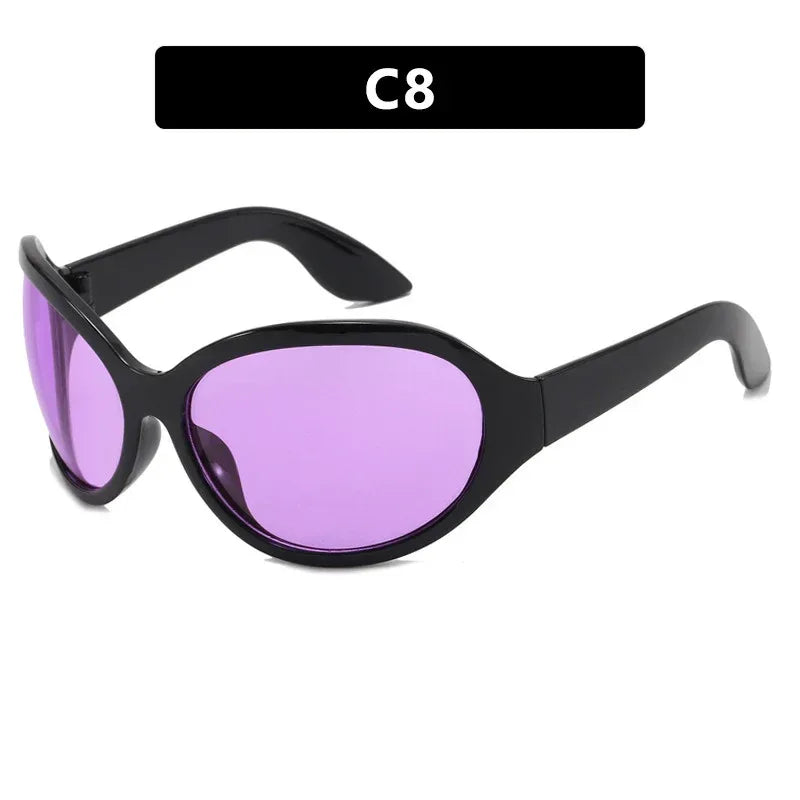 Large Rim Exaggerated Internet-famous Sunglasses - Viexta