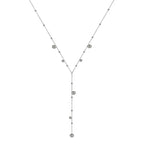 S925 Sterling Silver Beanie Tassel Long Flow Necklace - Viexta