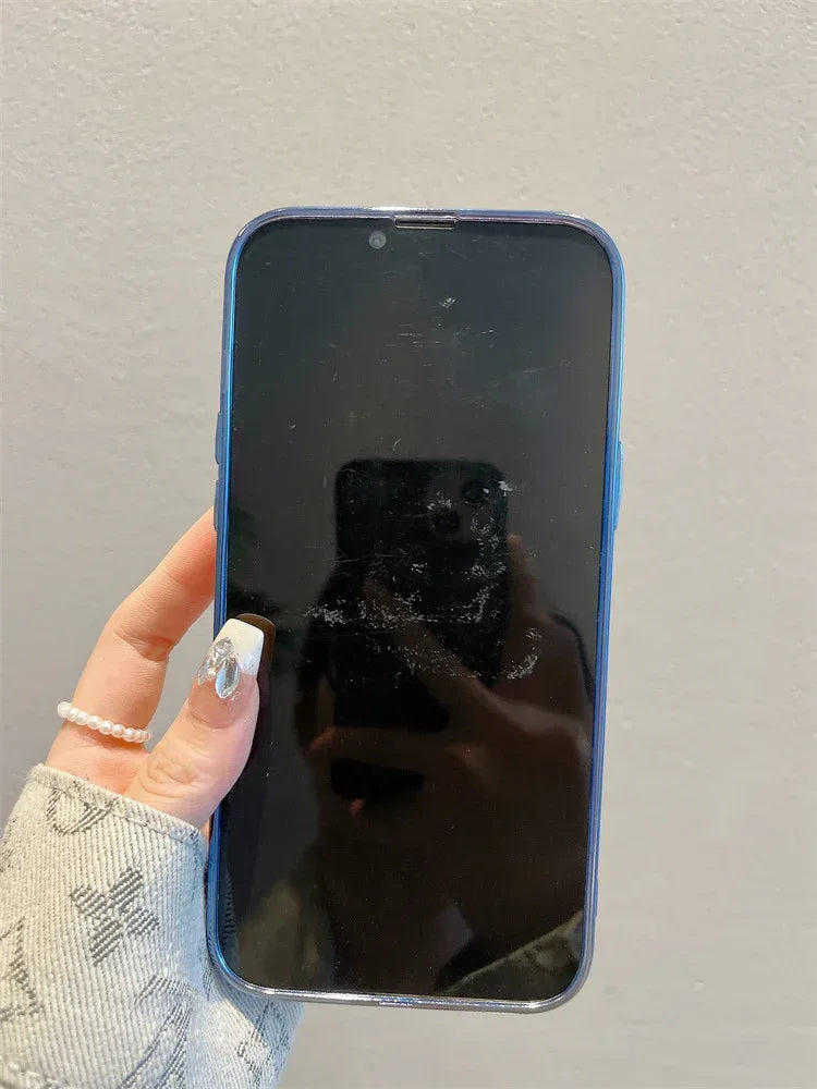 High-grade Diamond Grid Electroplated Silicone Drop-resistant for IPhone - Viexta