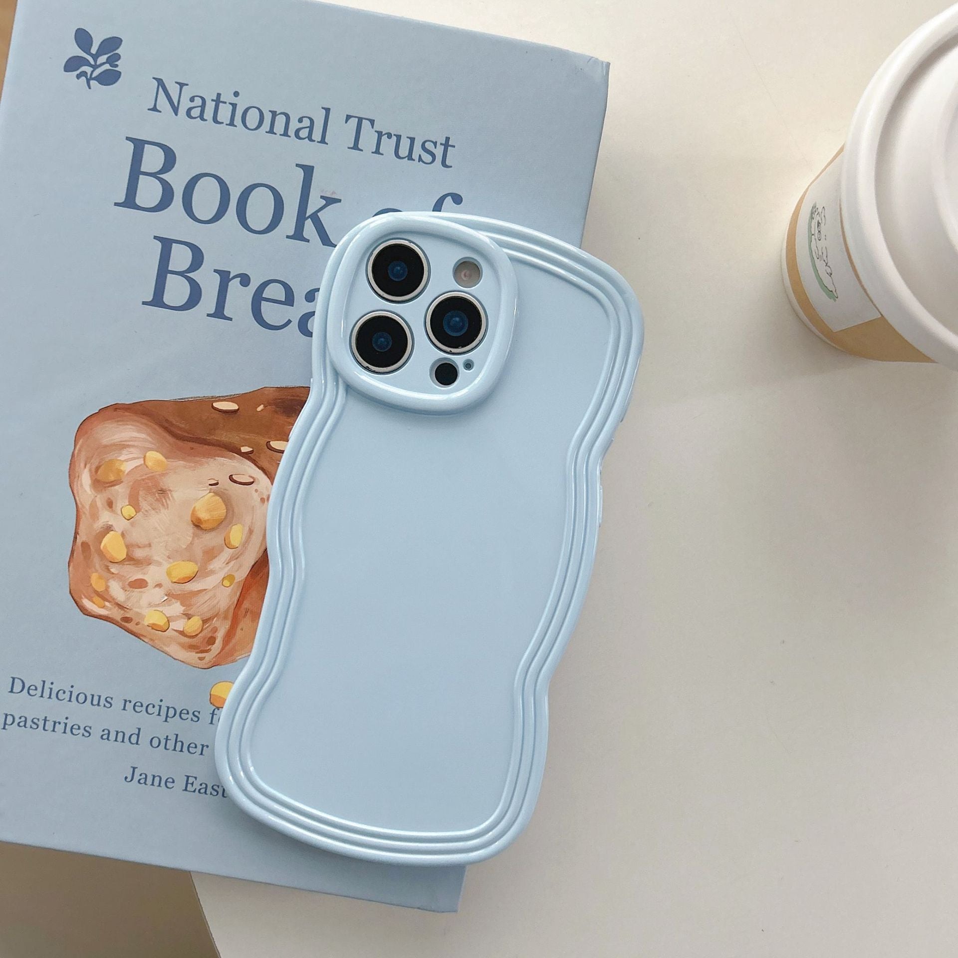 Cream Candy Color Wave iPhone Case