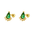 emerald-diamond-screw-ear-studs - Viexta