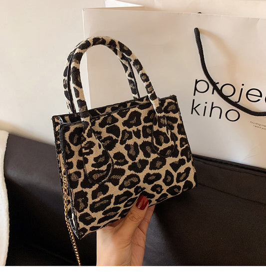 Houndstooth Chain Trendy One-shoulder Bag