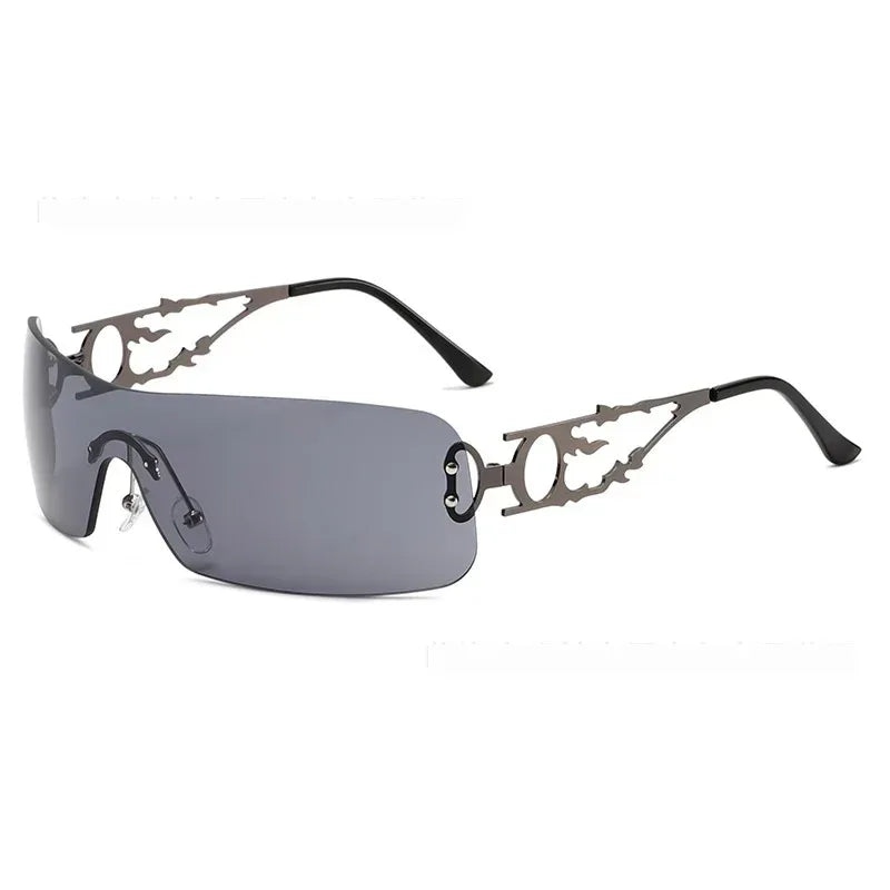 Versatile Frameless Hollow Sunglasses - Viexta
