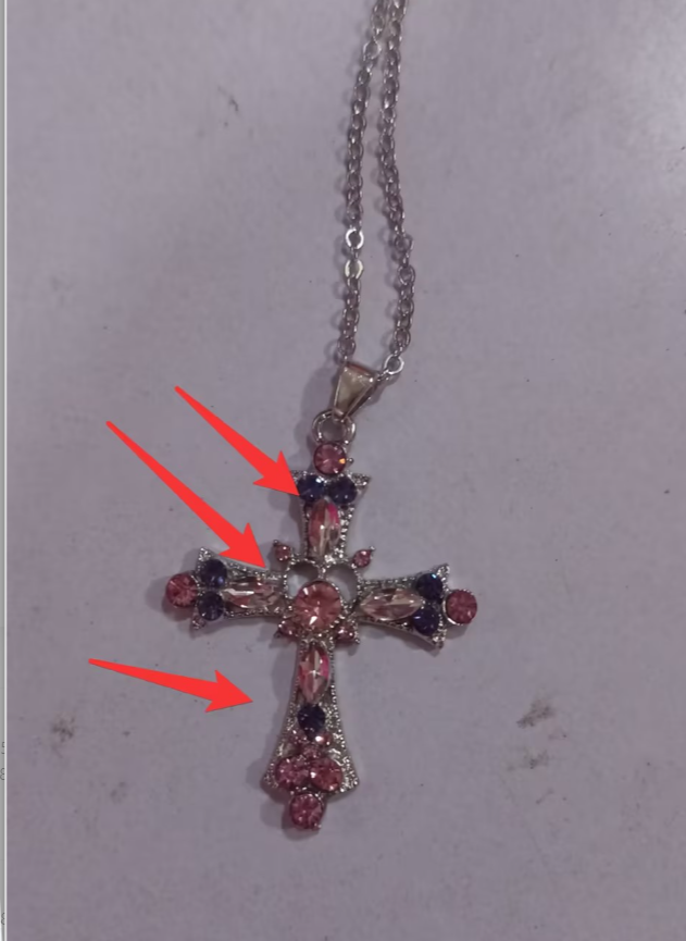 Bohemian Colorful Cross Stainless Steel Chain