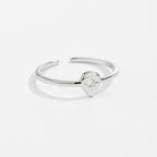 S925 Sterling Silver Eight Awn Star Micro Zircon Ring - Viexta