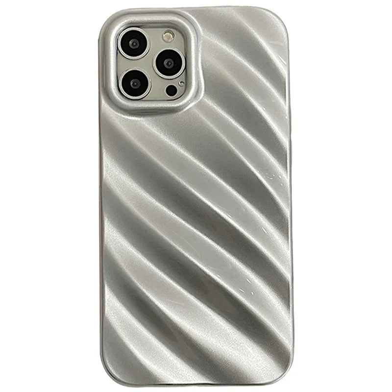 Ins Pleated iPhone Case - Viexta