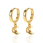 Micro Inlaid Zircon Eardrops - Viexta