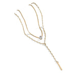 y-shaped-tassel-rhinestone-necklace - Viexta