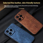 Leather Pattern Drop-resistant Business iPhone Case - Viexta