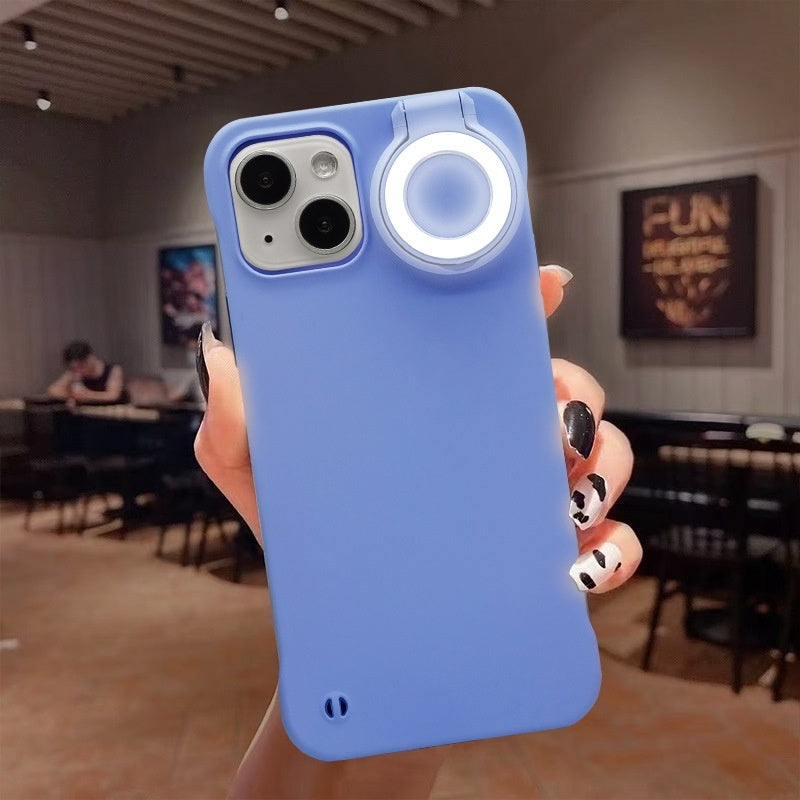 Fill-light iPhone Case with Selfie Beauty LED Halo