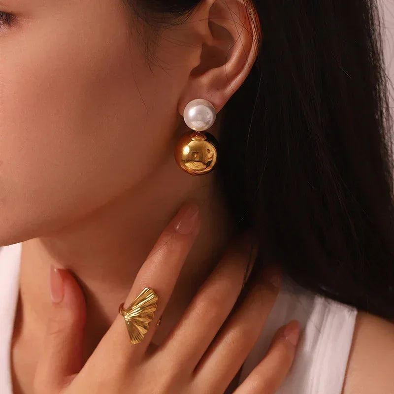 Stainless Steel Classic Hoops - Viexta
