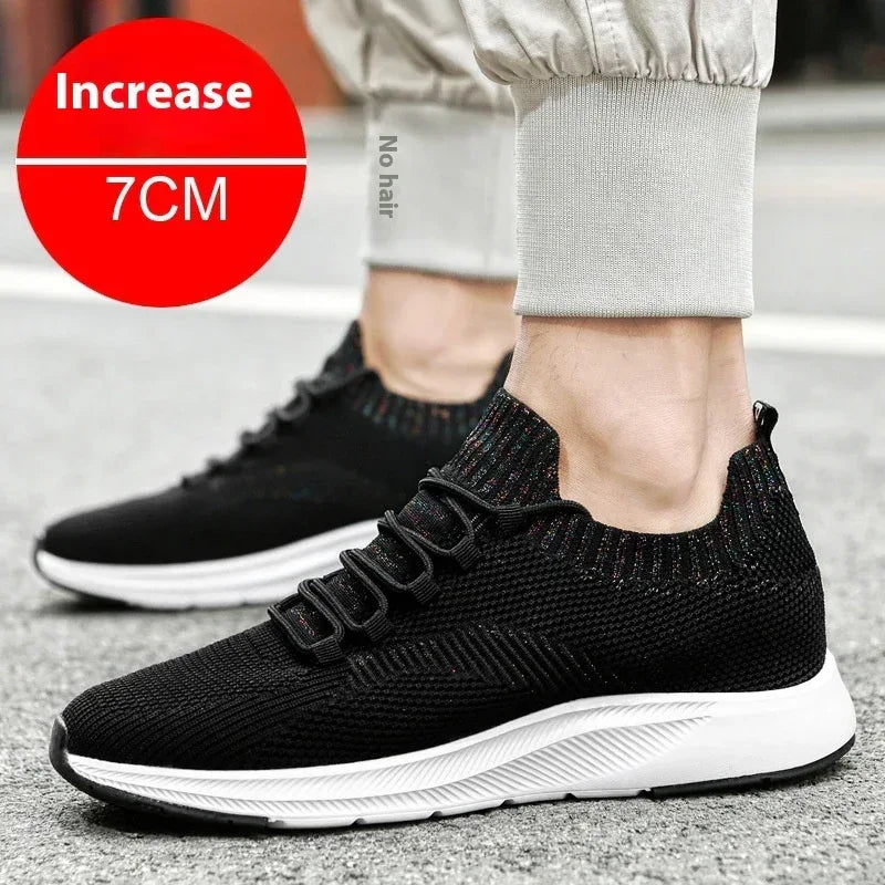 Breathable Casual Hidden Heel Sneaker - Viexta