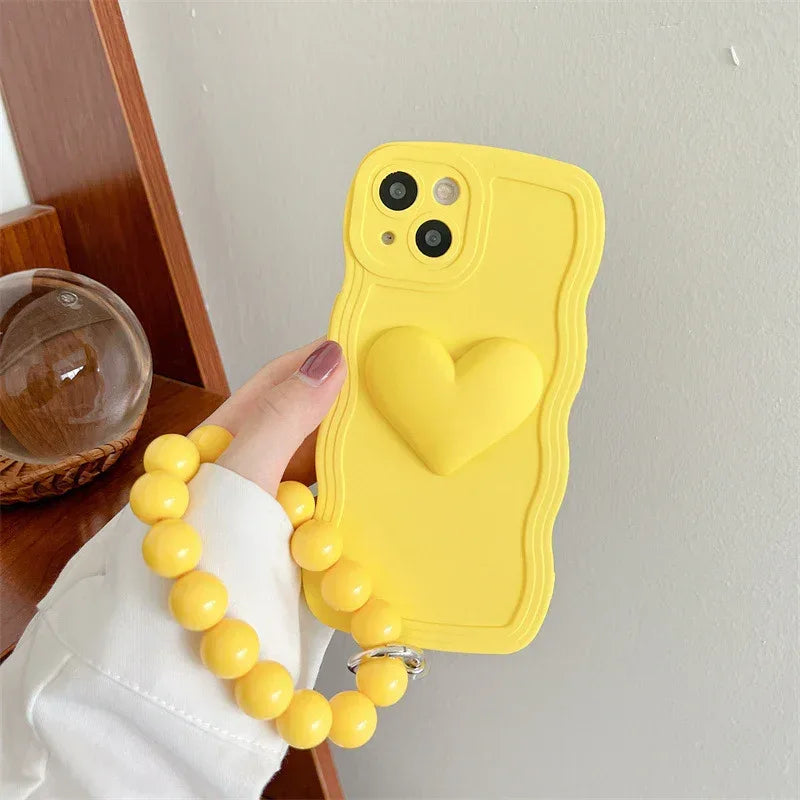 Wavy Edge Silicone Three-dimensional iPhone Case - Viexta