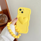 Wavy Edge Silicone Three-dimensional iPhone Case - Viexta
