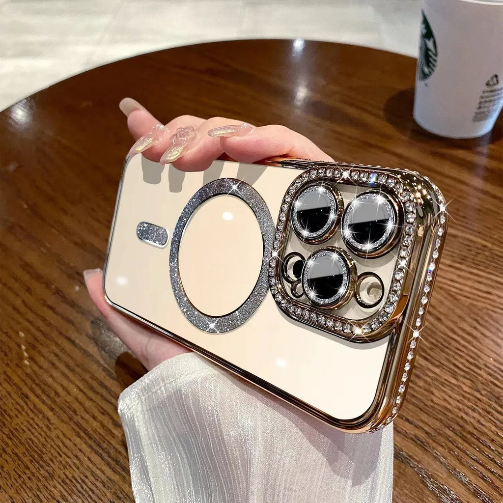 Edge Drill Magnetic Transparent iPhone Case - Viexta