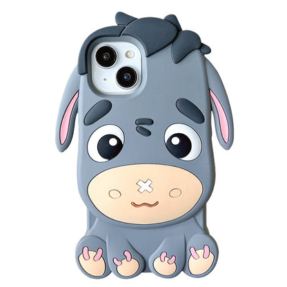 Stereo Cartoon Little Donkey iPhone Case