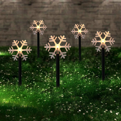 Christmas Snowflake Garden Lights