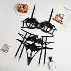 thong-flower-embroidery-sexy-lingerie - Viexta