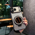 Glitter Mirror Magnetic Bracket iPhone Case - Viexta