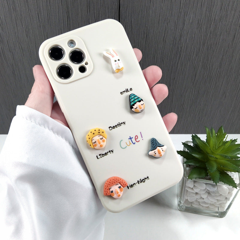 3D Head Doll iPhone Case