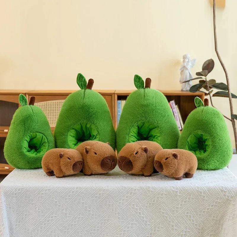 Plush Toy Avocado Capybara Pillow - Viexta