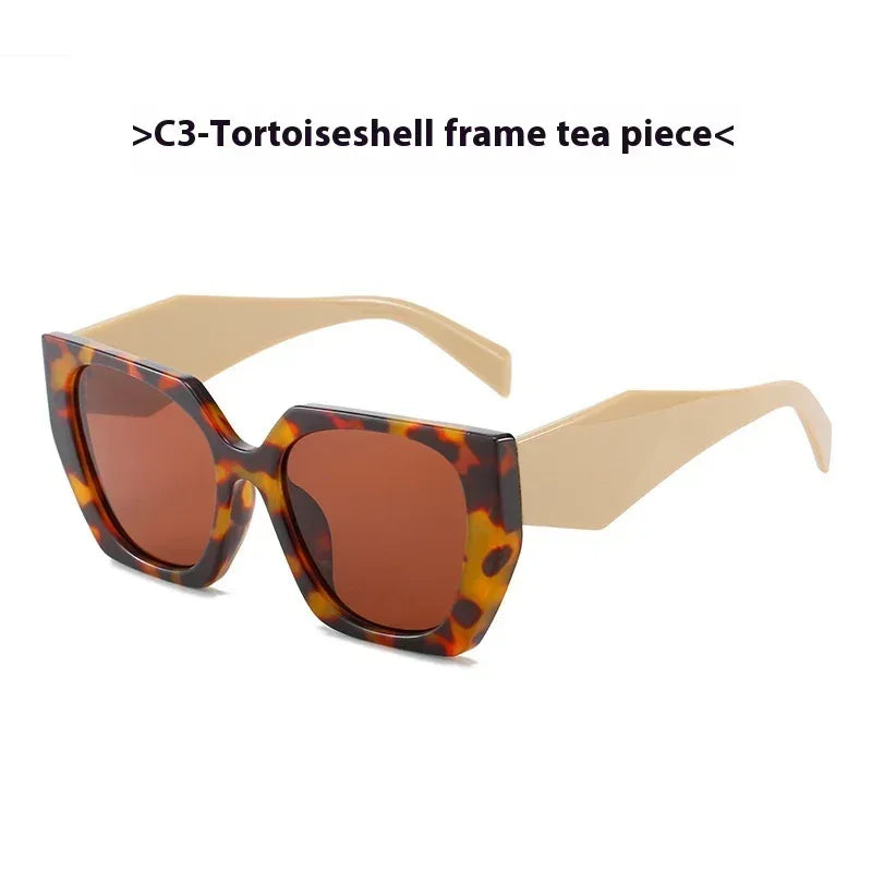 Retro Cat Eye Large Rim Sunglasses - Viexta