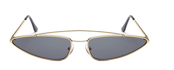 New double metal frame vintage sunglasses